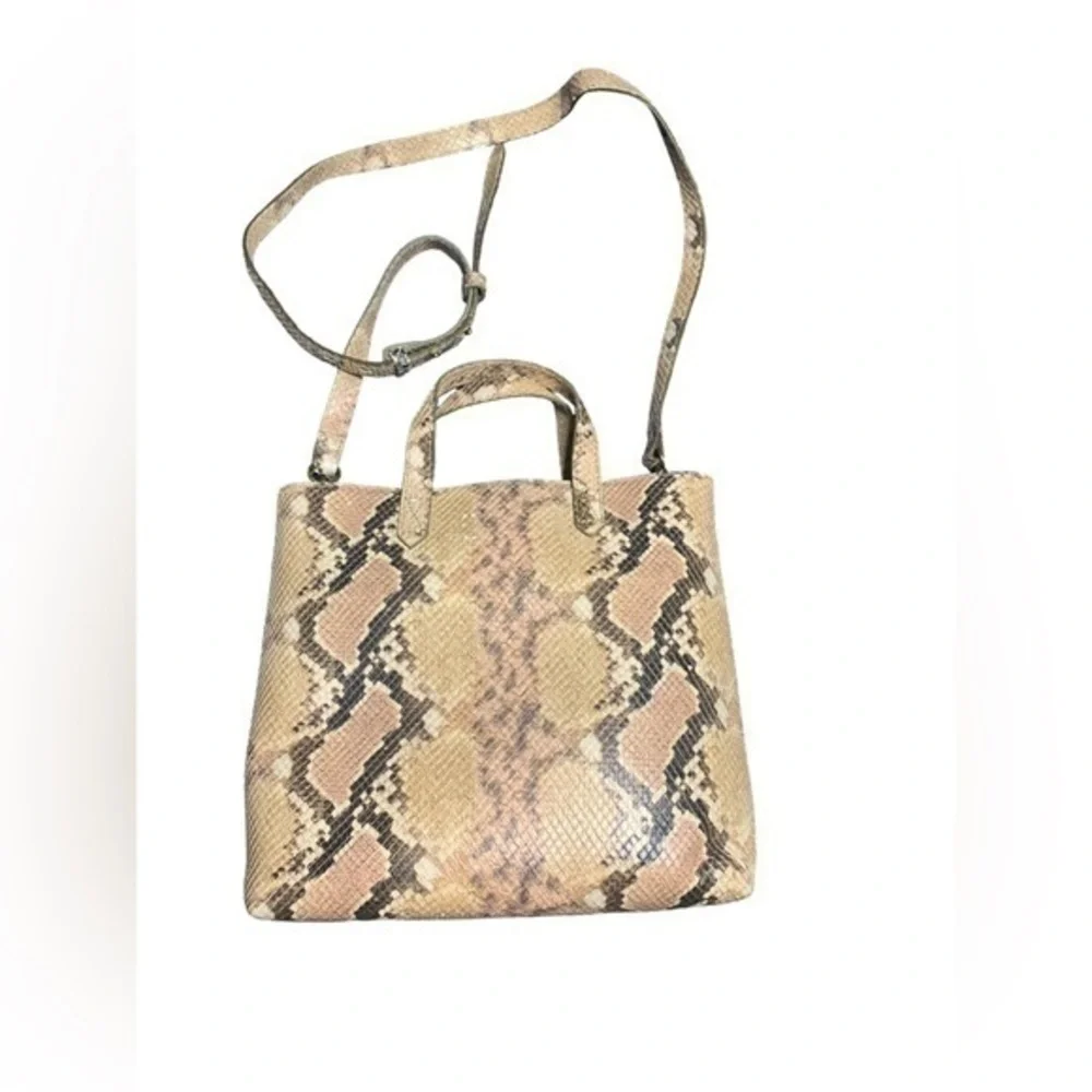 Madewell Leather Belt Bag Snake Embossed Edition NWT